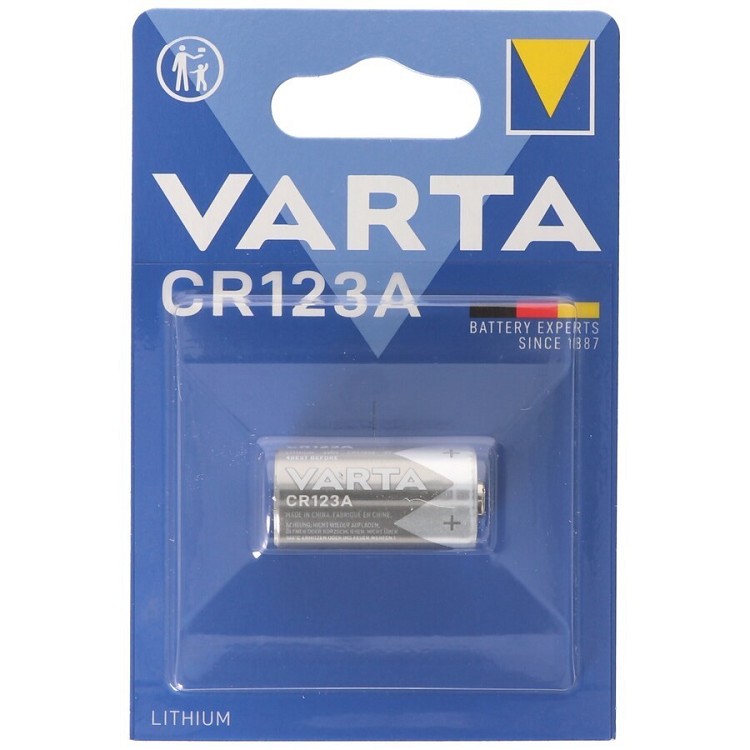 Batteria CR123A Varta litio 3V differenza tra cr123 e cr123a | cr123a duracell genova | vendita online batterie cr123a ricaricabili