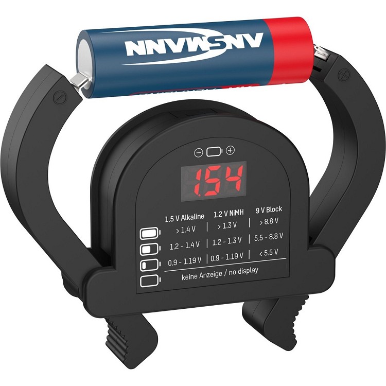 misuratore carica pile | prova pile | tester per verifica batterie | tester per batterie a bottone