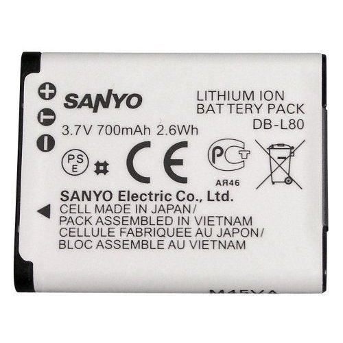 Sanyo DB-L80 sanyo db-l80 battery civitavecchia | sanyo camera battery db-l80 parma | sanyo xacti db-l80 battery