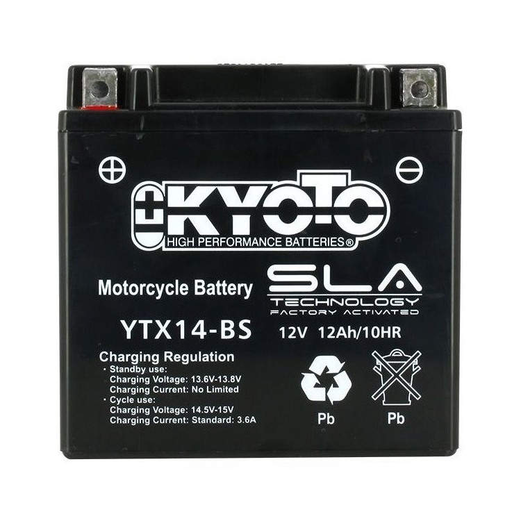 Batteria Moto Yuasa YTX14-BS 12V 12Ah Genova | Batterie Moto 12V 12Ah YTX14-BS GTX14BS YTX14-BS Roma