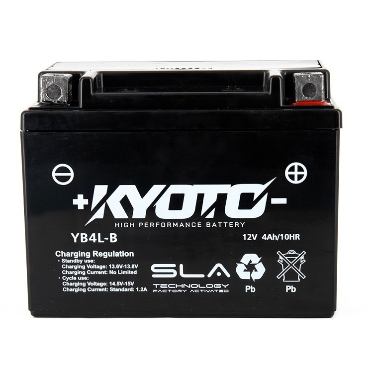 Batteria Moto 4Ah | Batteria YB4L-B | Caricare Batteria Yuasa YB4L-B | Batteria Scooter Yuasa YB4L-B