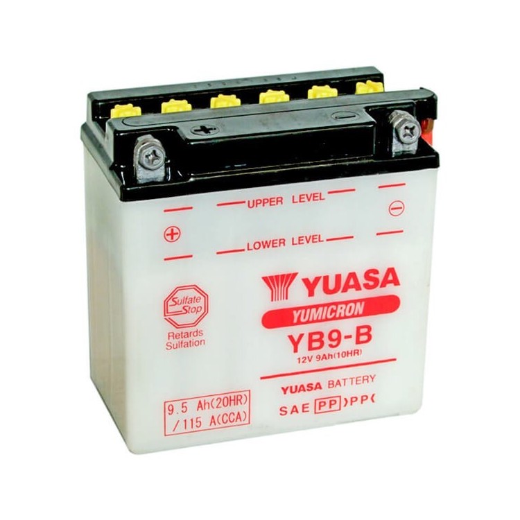 Batterie Scooter YB9-B | Batteria Bosch YB9-B 12V 9Ah | Yuasa YB9-B Equivalent | Batteria YB9-B Roma