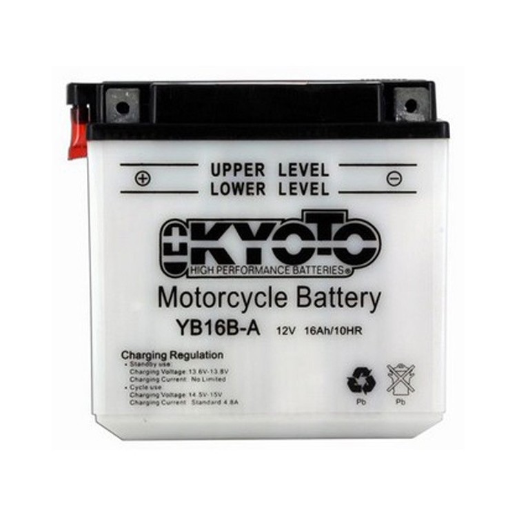 Tresor Batteria Moto 12V 16Ah YB16B-A, Batterie Moto YB16B-A, Batteria  Yuasa YB16B-A, Batteria Yuasa YB14L-A2 con acido