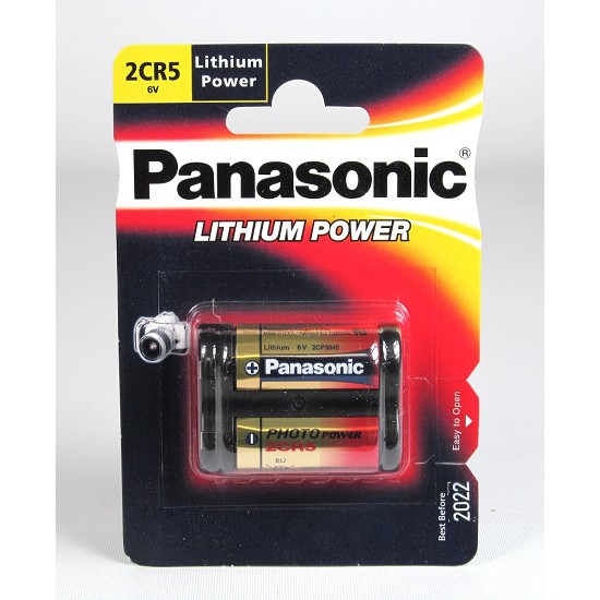 Batteria 2CR5 6V Panasonic Litio