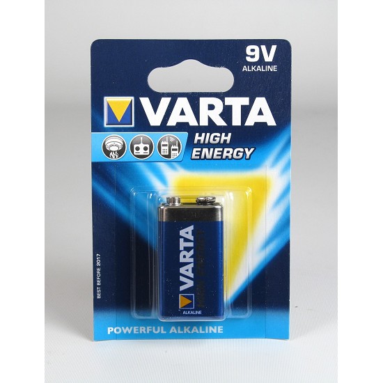 Batteria 9V Alcalina 6LR61 Varta