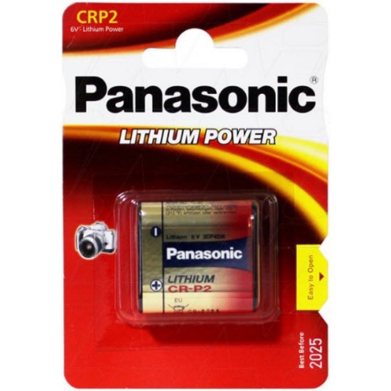 Batteria CRP2 6V Panasonic Litio