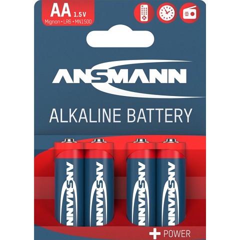 Batteria AA “stilo” Ansmann alcalina 1,5V