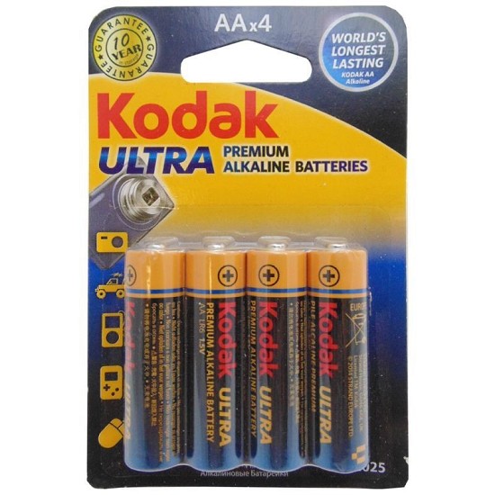 Batterie Stilo AA Kodak Ultra 1,5V Alcaline