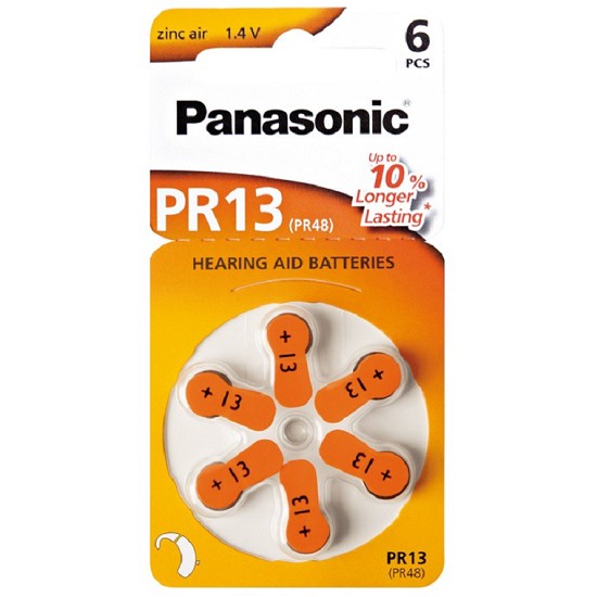 Batterie per Apparecchi Acustici 13 Panasonic
