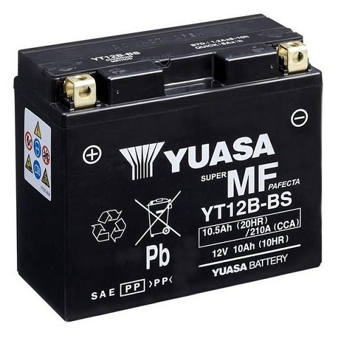 Batteria Moto 12V 10,5Ah 210A YT12B-BS