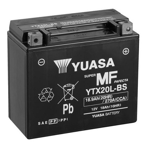 Batteria Moto 12V 18,9Ah 270A YTX20L-BS