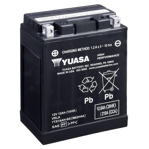 Batteria Moto 12V 12,6Ah 210A YTX14AH-BS