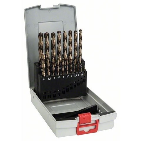 Set di punte per metallo ProBox HSS-Co con lega di cobalto (confezione da 19 pezzi) 2608587014
