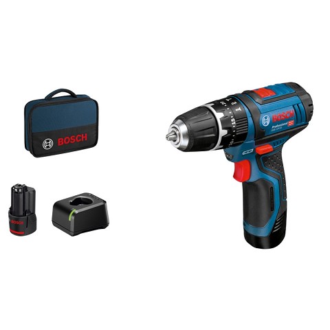 Trapano Avvitatore a Massa Battente a Batteria GSB 12V-15 Set
