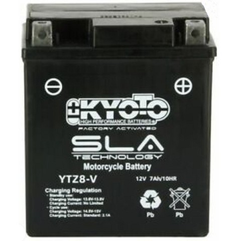 Batteria Moto 12V 7Ah YTZ8V-SLA AGM