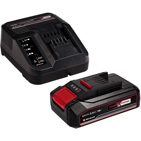 Starter Kit 18V 2,5Ah Batteria e Caricabatterie Power X-Change