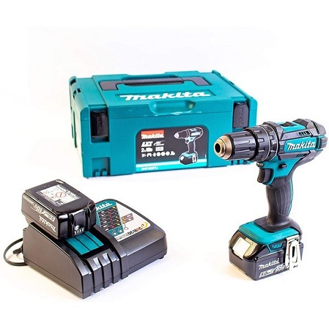 Trapano Avvitatore a Percussione a Batteria 18V Makita DHP482RTJ