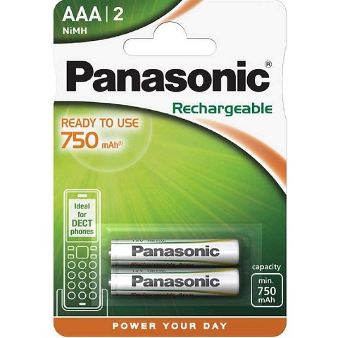 Batterie Ricaricabili per Cordless AAA 750 MAH