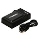 Caricabatterie Duracell USB per Olympus Li-40B/Fuji NP-45