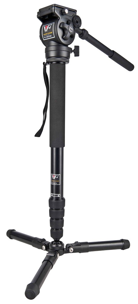 Mini Base Treppiede Per Monopiede Koolehaoda – Girevole 360°, Inclinazione 20°, In Lega Di Magnesio, Carico Max 30 Kg - 2